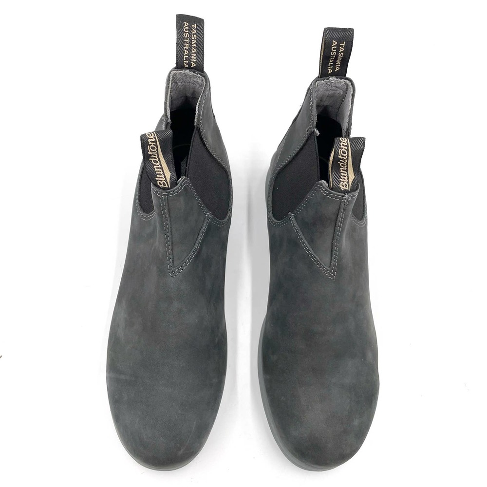 New Blundstone 1398 Gray Suede Leather Chelsea Boots Men's Sz 11 US - Picture 3 of 9